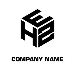 logo initial letter font alphabet for a company and industrial