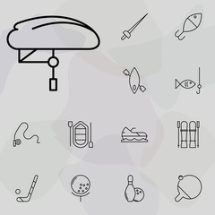 bike helmet icon. Sport icons universal set for web and mobile