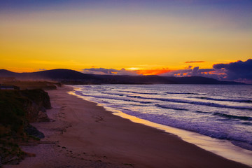 Sunset at beach