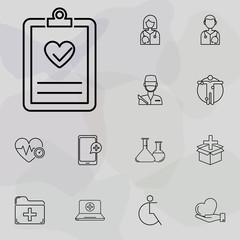 health tests icon. medicine icons universal set for web and mobile