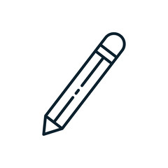 Isolated pencil tool vector design