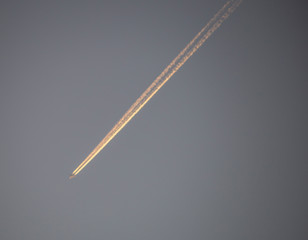 airplane in the sky