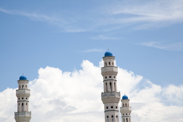 Fototapeta na wymiar Kota Kinabalu City Islamic Temple