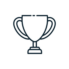 Isolated trophy icon vector design