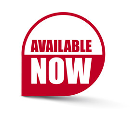 red vector banner available now