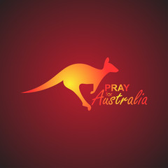 Pray For Australia Design Banner