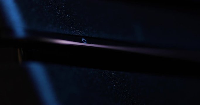Blue Light Glowing On PS4