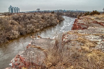 The Dells are a unique geological feature of South Dakota