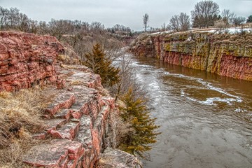 The Dells are a unique geological feature of South Dakota