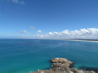 The mountain touches the sea and forms a natural fortress.