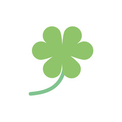 clover leaf plant isolated icon