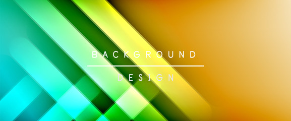 Dynamic trendy fluid color gradient abstract background with flowing wave lines. Vector Illustration