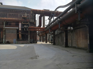 alte stillgelegte Stahl Fabrik Industrie