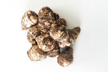 Pile of African Nigerian Coco Yam