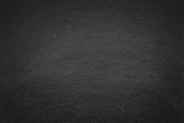 Working place on empty rubbed out on blackboard chalkboard texture background for classroom or wallpaper, add text message.