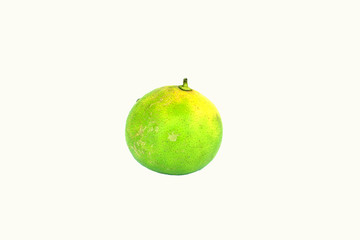 Picture of a lemon  isolated on white background