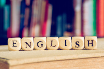 Ein Buch und Sprachkurs Englisch