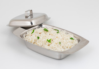 Jeera Rice or Basmati Rice Flavoured With Fried Cumin Seeds