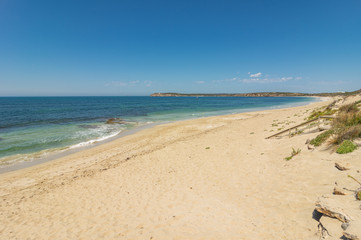Pristine beaches and the rugged coastline of Yorke Peninsula, located west of Adelaide in South Australia