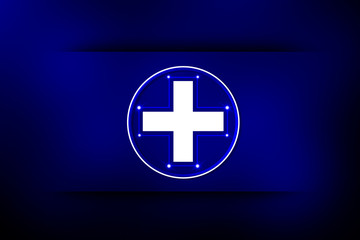 investment chart, blue abstract background, money investment on blue background, coin and money