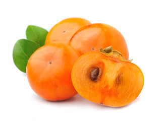 Persimmon fruits .