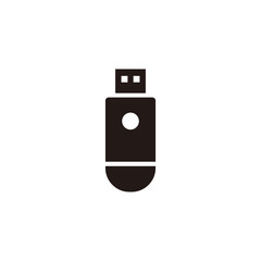 Flash disk icon symbol vector illustration