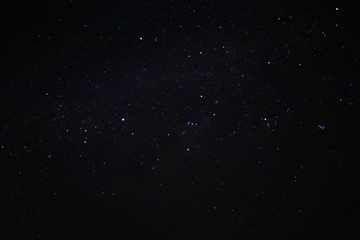 Time lapse of galaxies and meteor at night