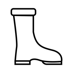 Boot icon vector in trendy style on white background