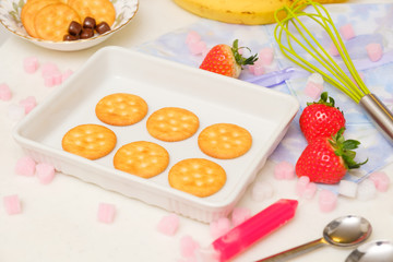 写真素材：手作りのお菓子　バレンタインイメージ　誕生日　プレゼント