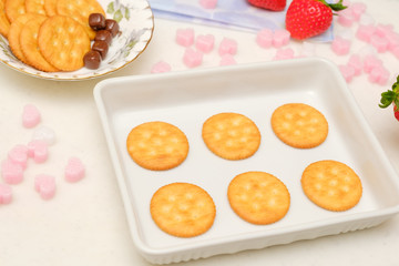 写真素材：手作りのお菓子　バレンタインイメージ　誕生日　プレゼント