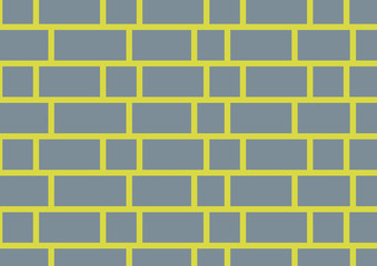 Gray brick pattern, square shape, arranged to create a background image