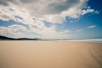 The beach of the town of Wilderness on the Garden Route, South Africa