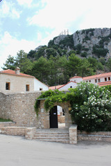 Fototapeta na wymiar Holy Monastery of Saint Dimitrios in Zalongo or Zalogo Preveza Greece