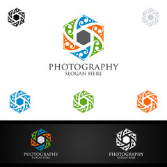 Nature Camera Photography Logo