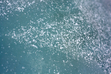 background of snowflakes on a blue background