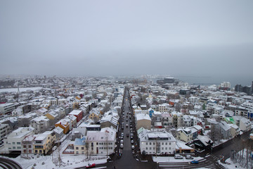 Iceland cityscape