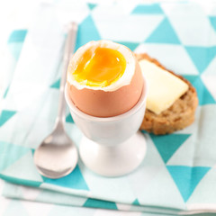 soft boiled egg- healthy breakfast
