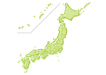 日本地図・都道府県別