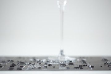 Menu for restaurant on a white background, brochure for food and drink cafe. 