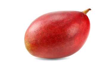 fresh mango isolated on white background. healthy food.