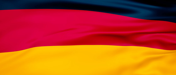 German countrey 3D render Flag Background