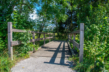 A timber bridge or wooden bridge is a bridge that uses timber or wood as its principal structural material.