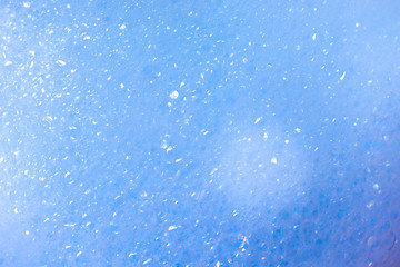 Fototapeta na wymiar Bubbles foam white washing shower