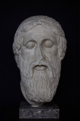 Fototapeta na wymiar statue of ancient Greek poet Homer