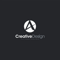 Logo Type Letter A Icon Initial A abstract Logo Template Design Vector, Emblem, Design Concept, Creative Symbol design vector element for identity, logotype or icon Creative Design