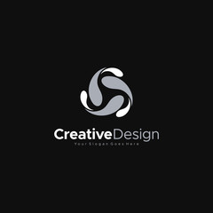 Modern abstract design vector element for identity, logotype or icon Creative Design