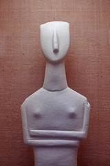 statue from the Cycladic culture. - 314033962