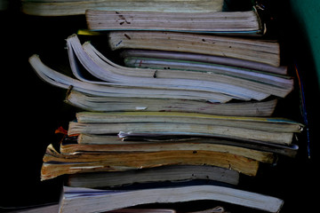 stack of books