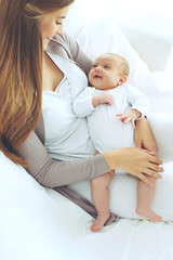 Fototapeta na wymiar Woman with a baby.