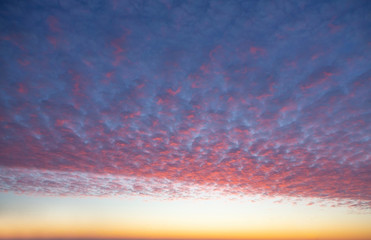 morning sky before sunrise with purple down